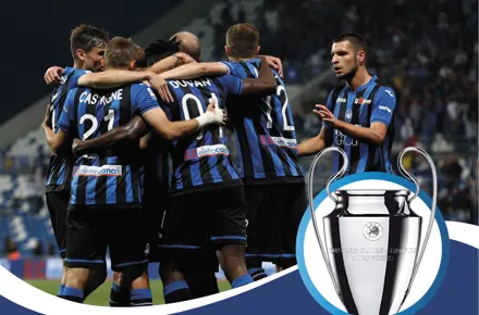 Mectronic's made in Italy laser treats Atalanta's champions and supports them in Champions League.